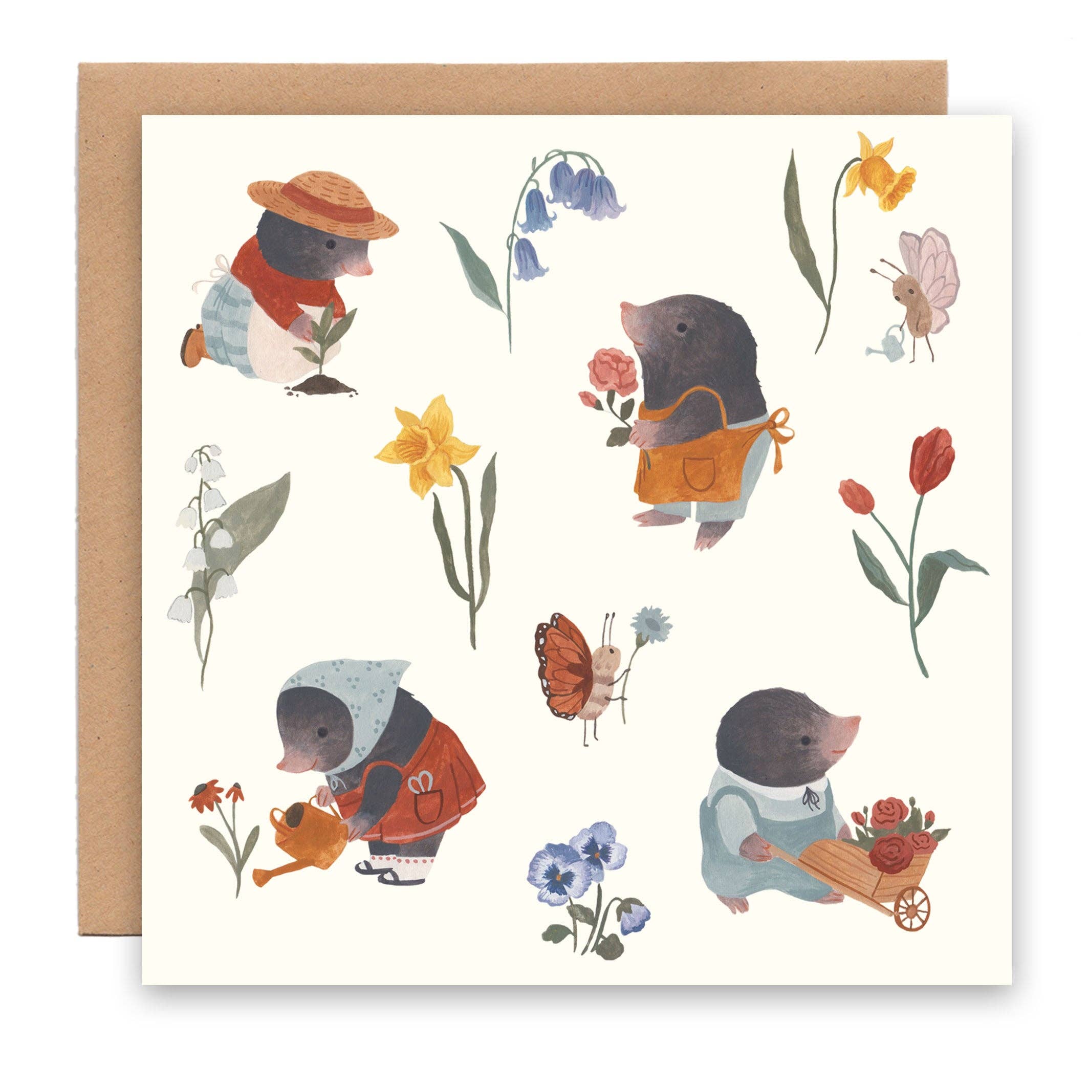 Gardening Moles Card - DIGS