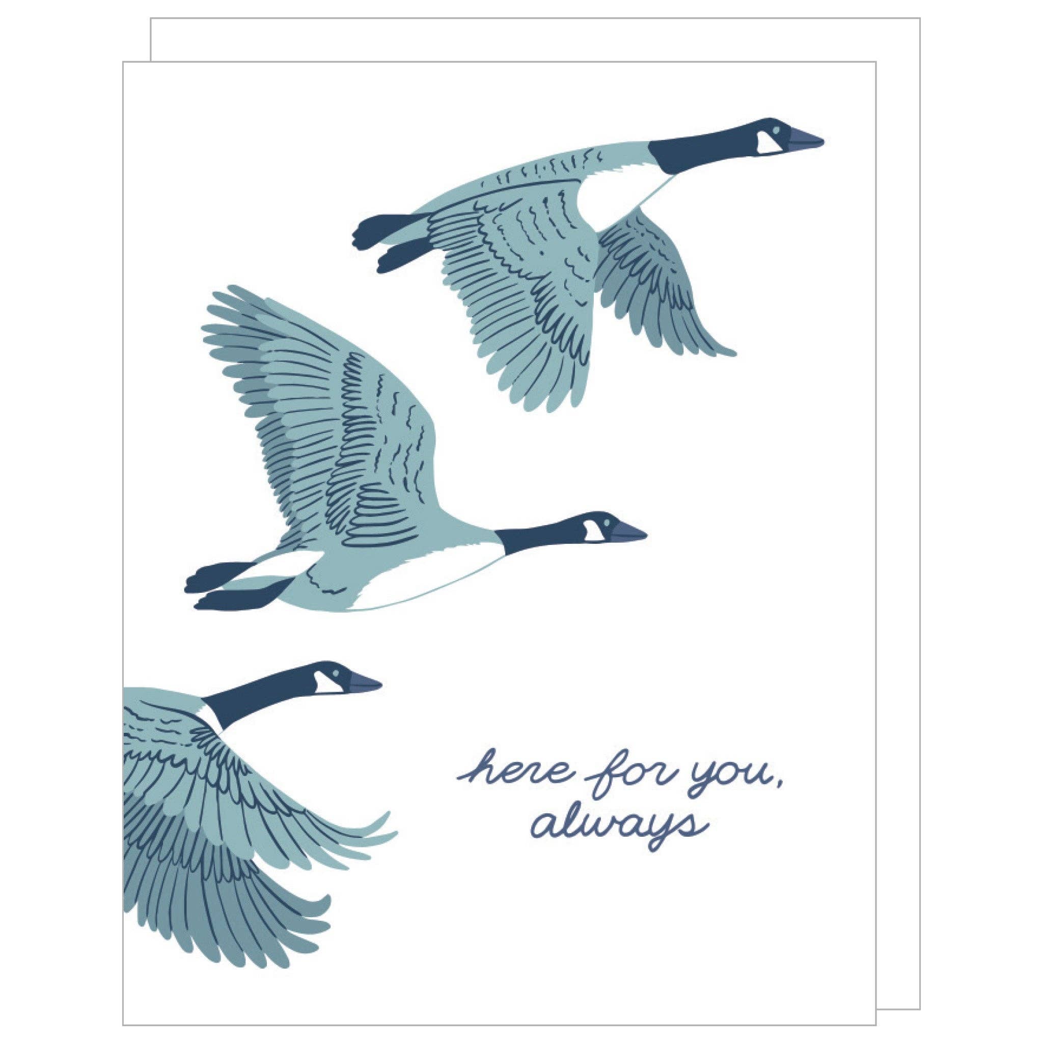 Geese Support Encouragement Card - DIGS