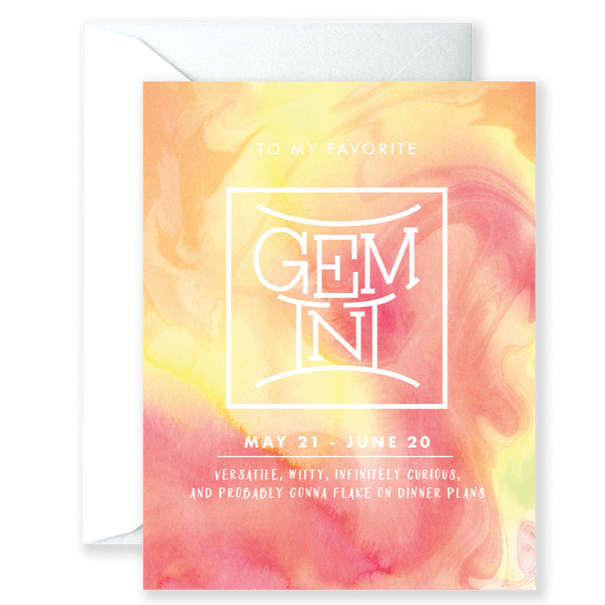 Gemini Astrology Series Card - DIGS