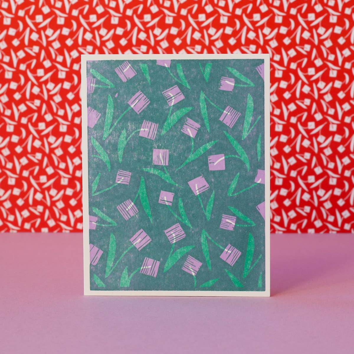 Geoflorals Letterpress Cards Set - DIGS