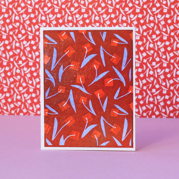 Geoflorals Letterpress Cards Set - DIGS