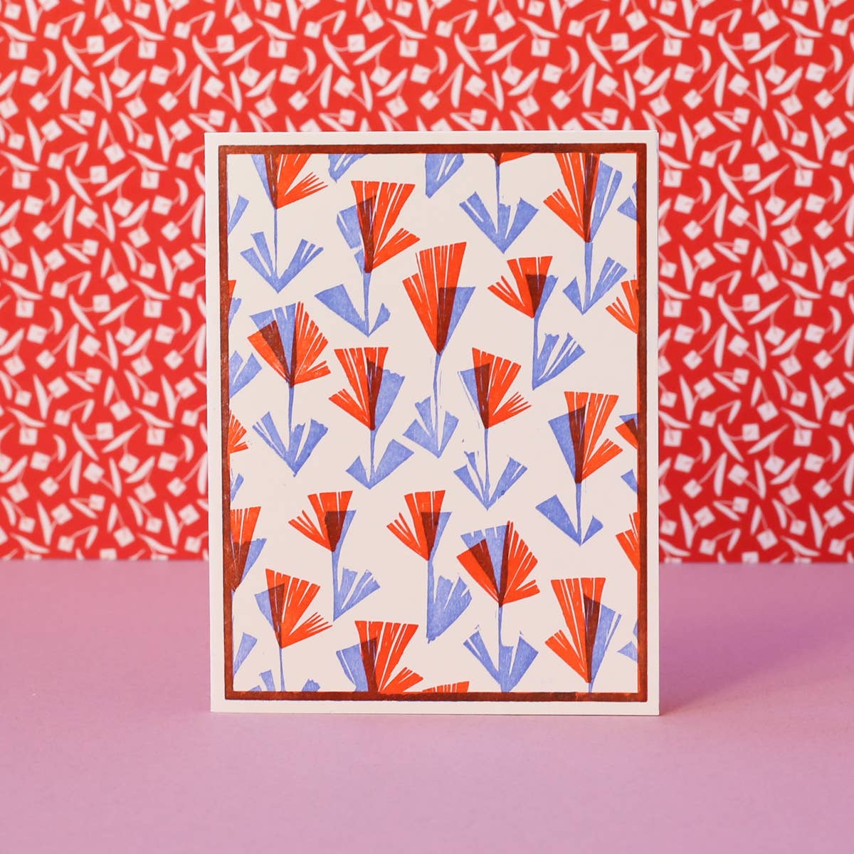 Geoflorals Letterpress Cards Set - DIGS