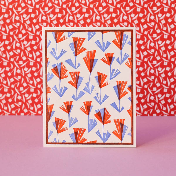 Geoflorals Letterpress Cards Set - DIGS