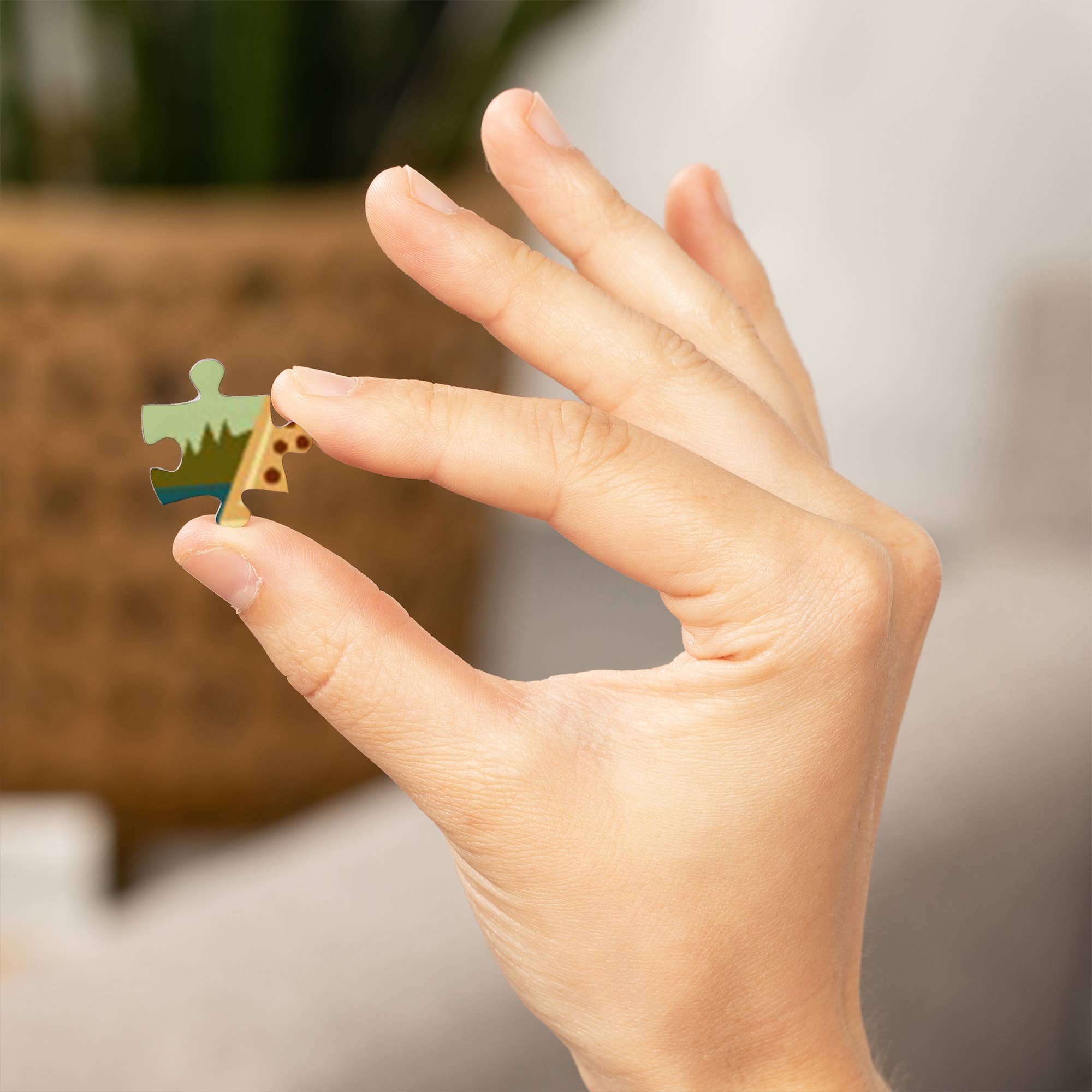 Geometric Seattle Emerald City 1000 Piece Puzzle - DIGS