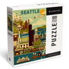 Geometric Seattle Emerald City 1000 Piece Puzzle - DIGS