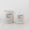 Geranium, Rose & Wood Candle - DIGS