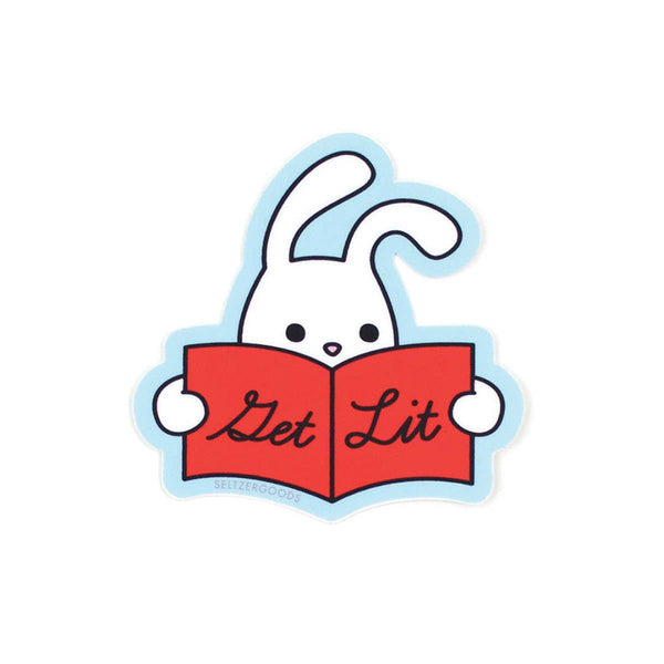 Get Lit Bunny Sticker - DIGS