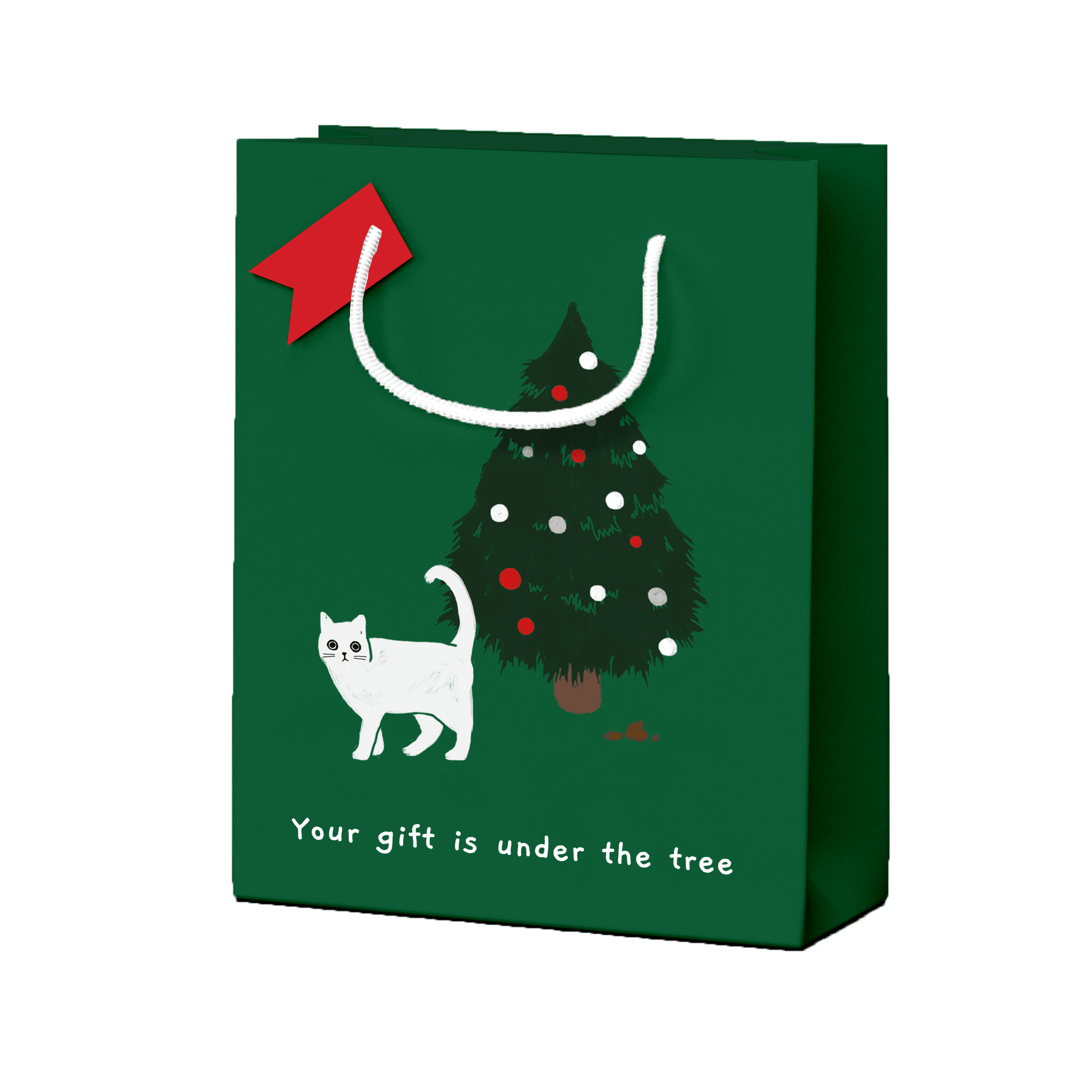 Gift Under The Tree Holiday Gift Bag - DIGS