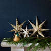 Gilded Paper Stars Ornament 3 Pack - DIGS
