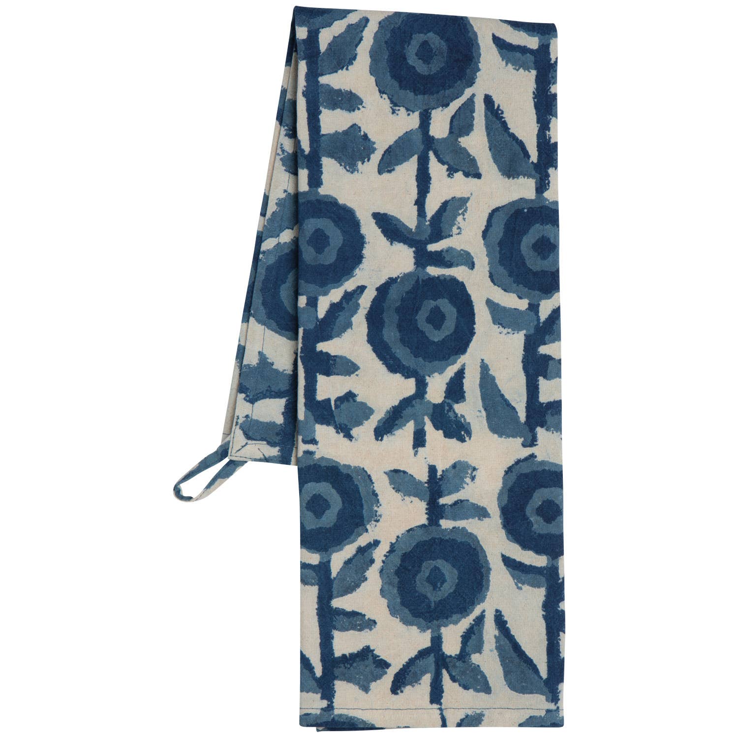 Gilia Block Print Dishtowel - DIGS