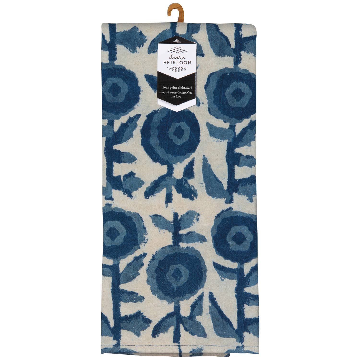 Gilia Block Print Dishtowel - DIGS