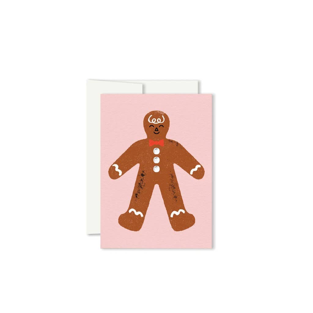 Gingerbread Holiday Mini Card - DIGS