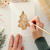 Gingerbread Paintable Notecards - DIGS