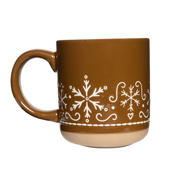 Gingerbread Stoneware Mug - DIGS