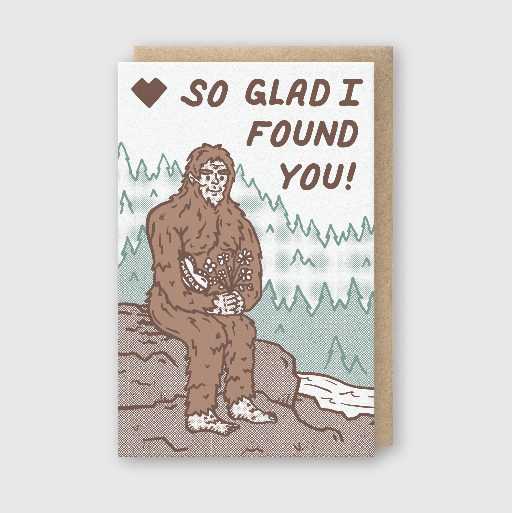 Glad Found You Love Card - DIGS
