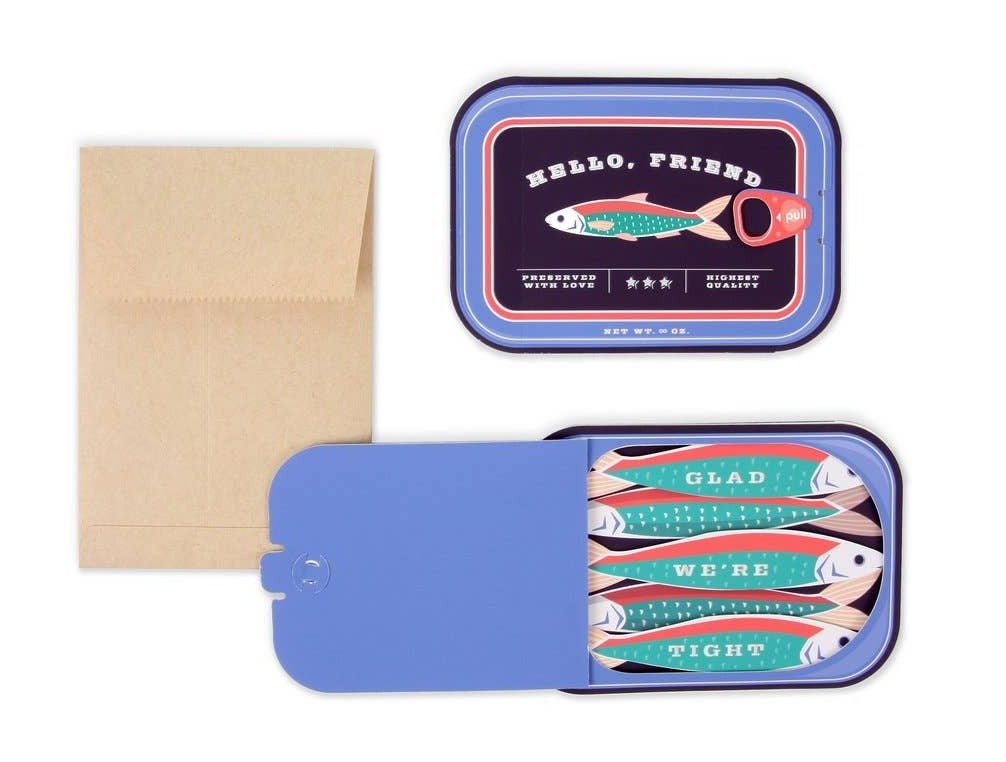 Glad We're Tight Sardines Card - DIGS