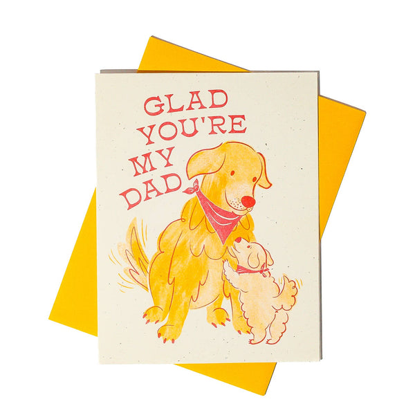 Glad You're My Dad Card - DIGS