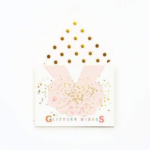 Glittery Wishes Card - DIGS