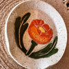 Globe Mallow Sgraffito Ceramic Spoon Rest - DIGS