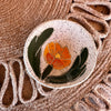 Globe Mallow Sgraffito Tea Rest / Pinch Pot - DIGS