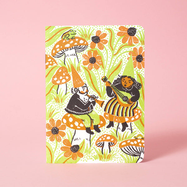 Gnome Band B6 Blank Notebook - DIGS