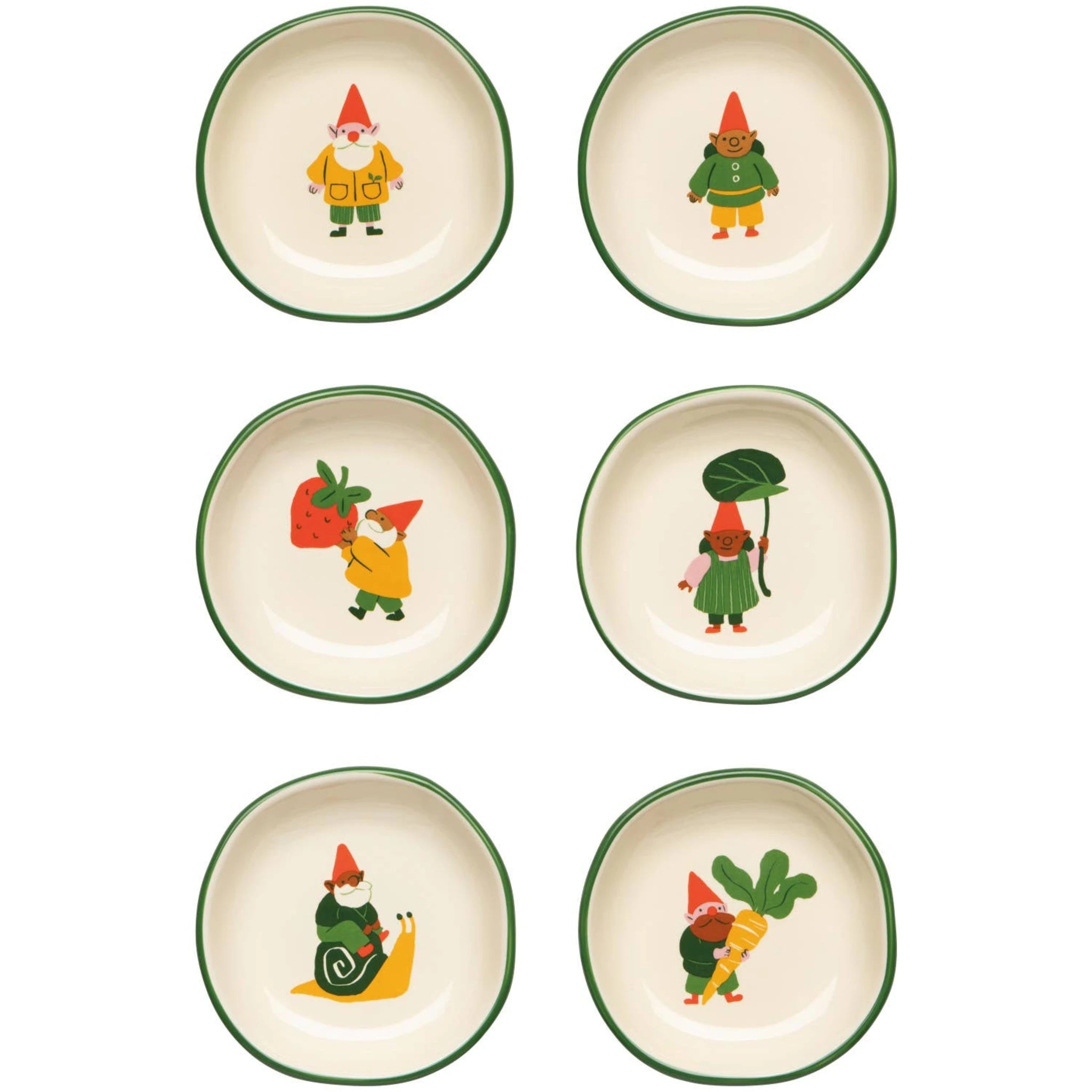 Gnome Grown Pinch Bowls Set of 6 Assorted - DIGS