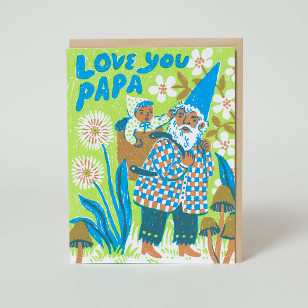 Gnome Papa Father's Day Card - DIGS