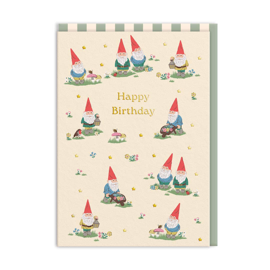 Gnomes Birthday Card - DIGS