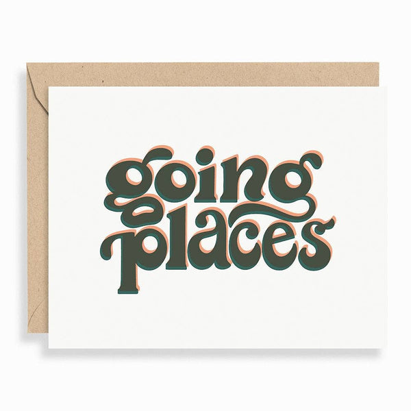 Going Places Graduation Card - DIGS