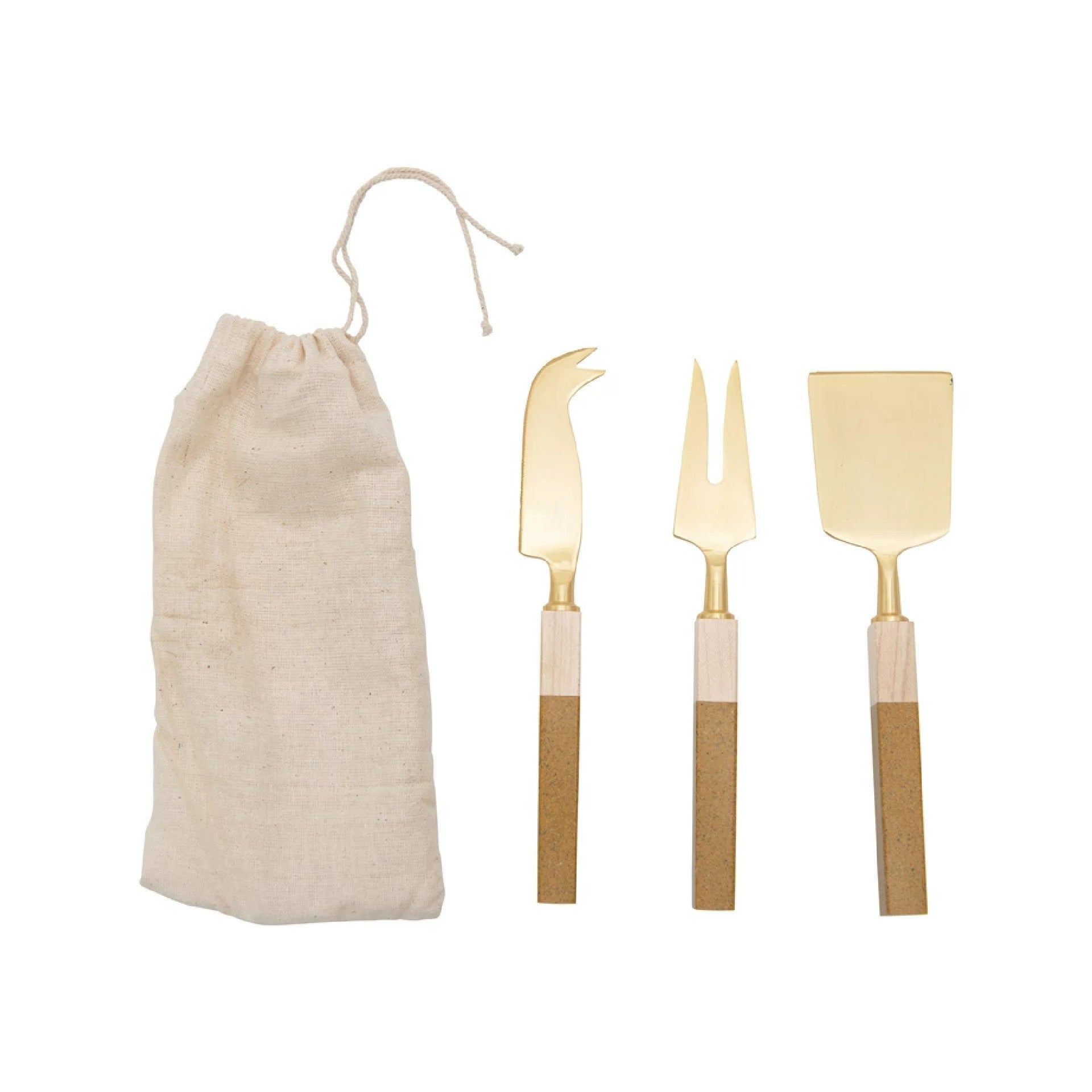 Gold Cheese Knives Set - DIGS