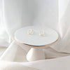 Gold Circle Outline Stud Earrings - DIGS