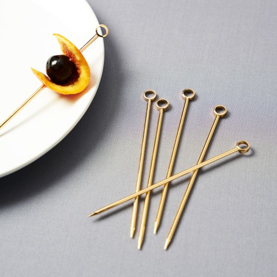 Gold Cocktail Picks - DIGS