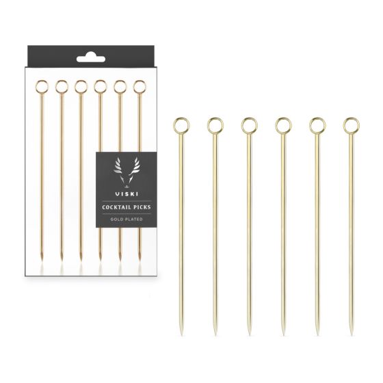 Gold Cocktail Picks - DIGS