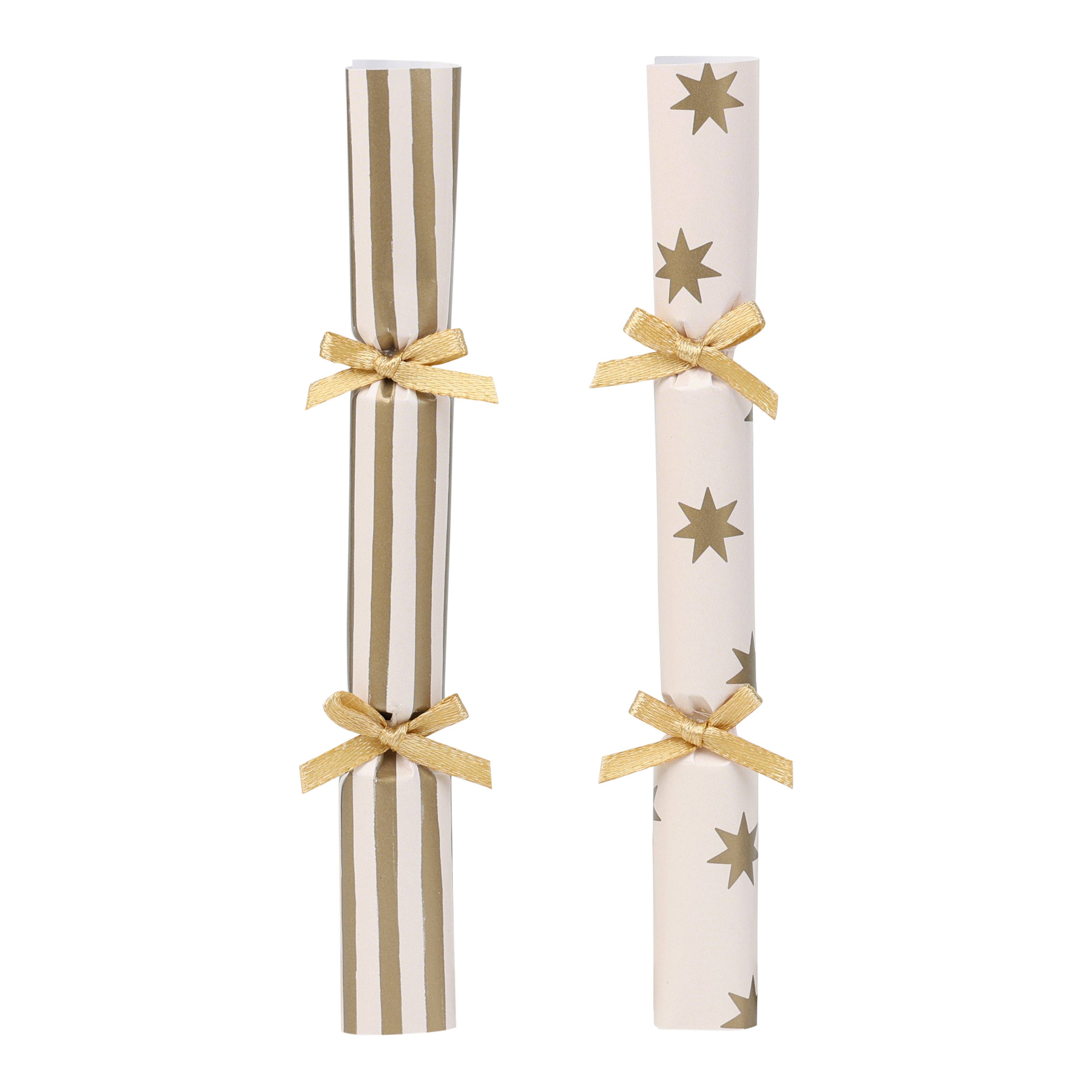 Gold Holiday Saucer Crackers - DIGS