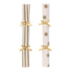 Gold Holiday Saucer Crackers - DIGS
