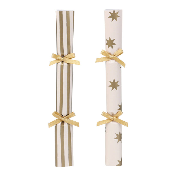 Gold Holiday Saucer Crackers - DIGS
