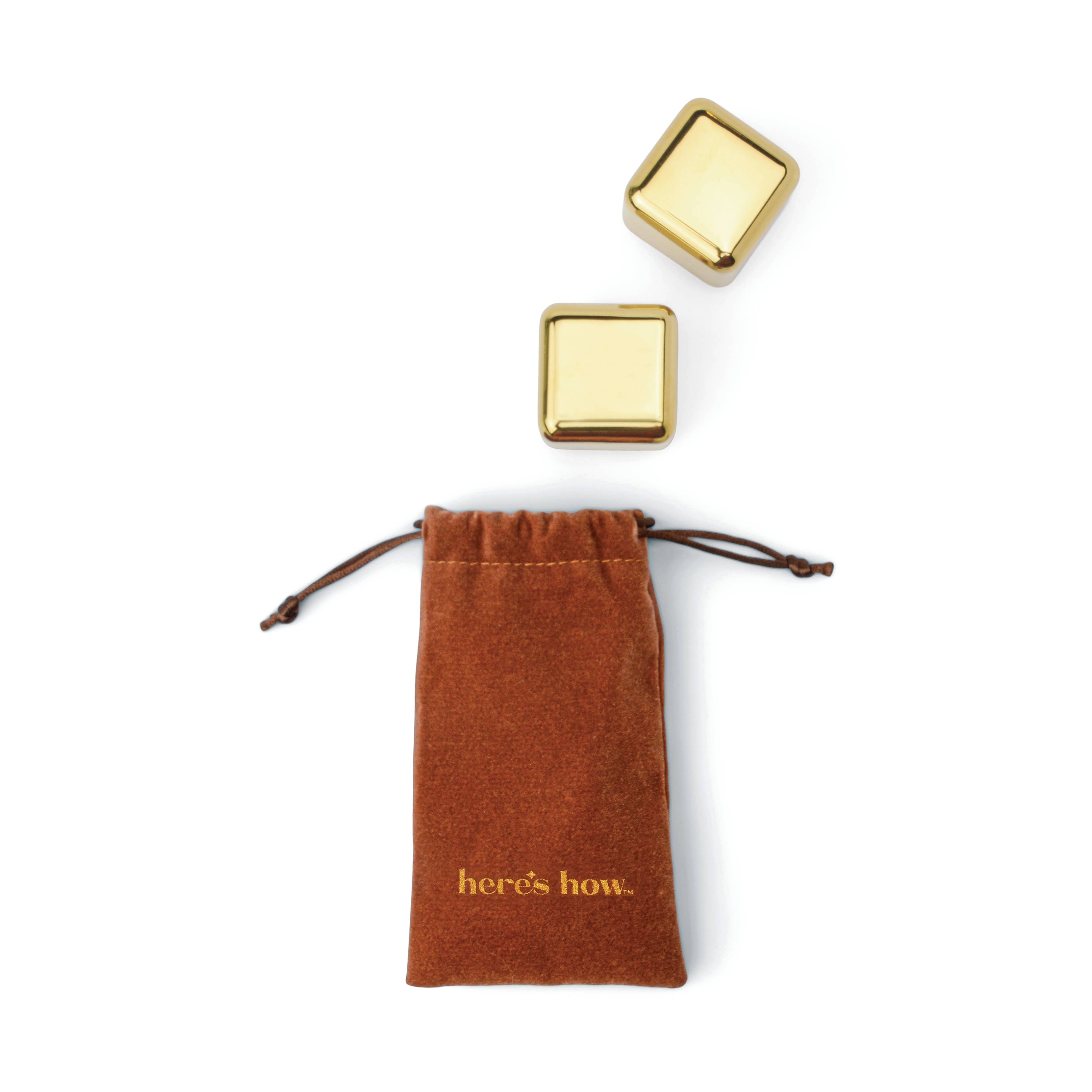 Gold Jupiter Cocktail Chillers, Set Of 2 - DIGS