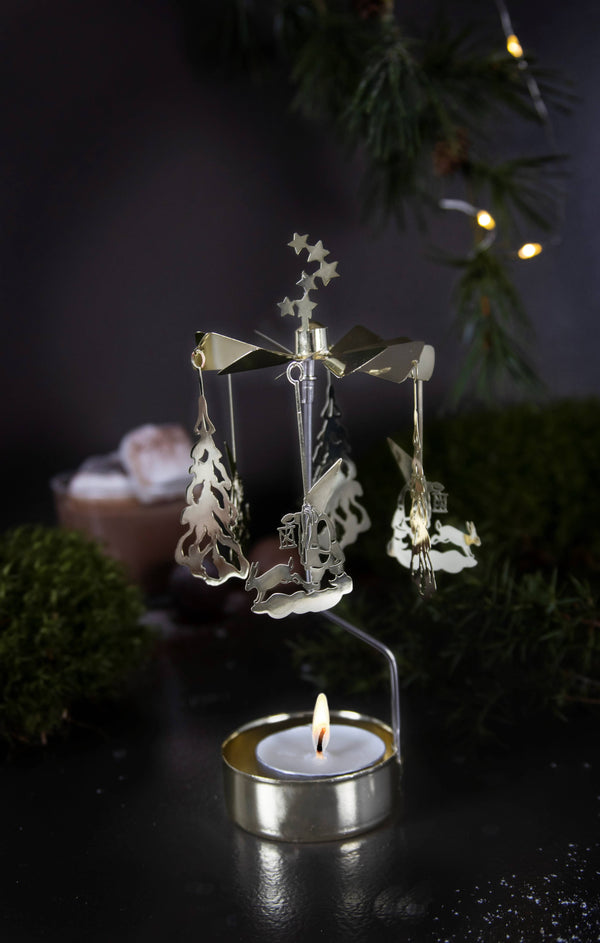 Gold Winterland Rotary Candleholder - DIGS