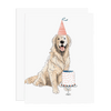 Golden Retriever Birthday Card - DIGS