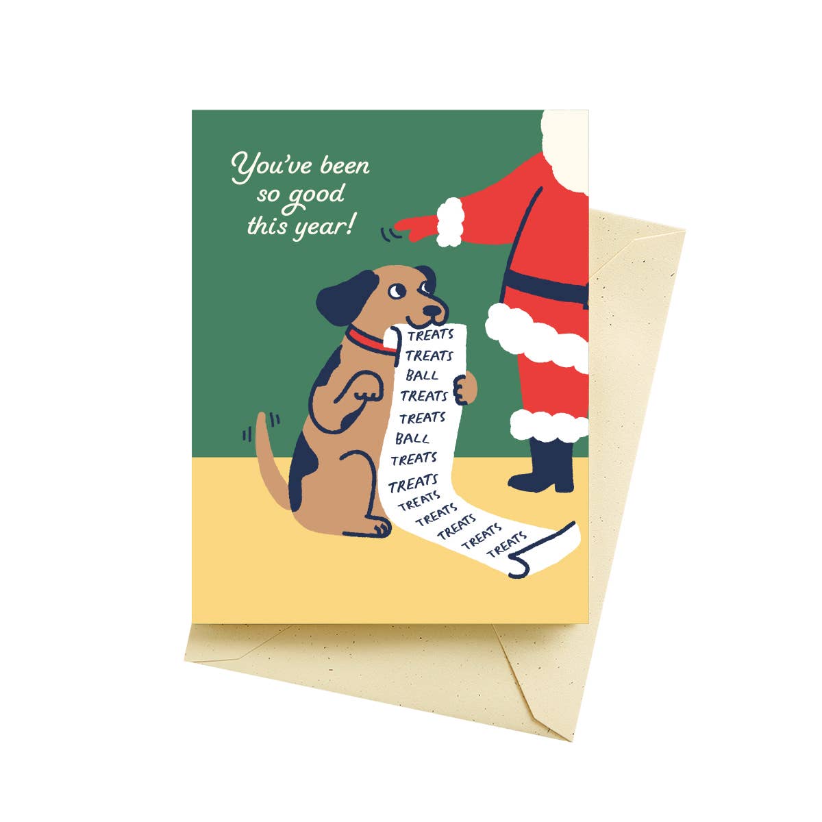Good Dog List Holiday Card - DIGS
