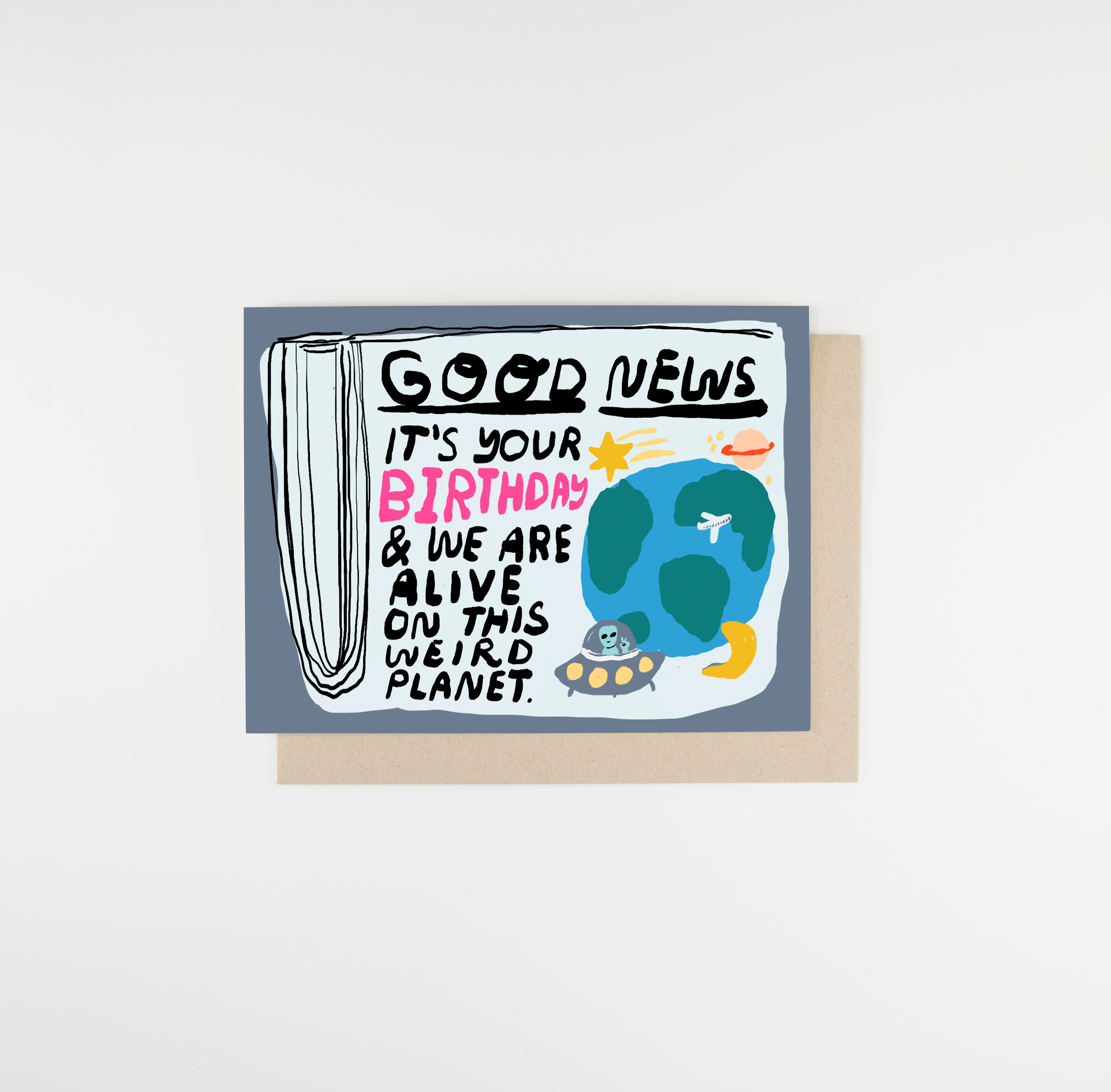 Good News Birthday Card - DIGS