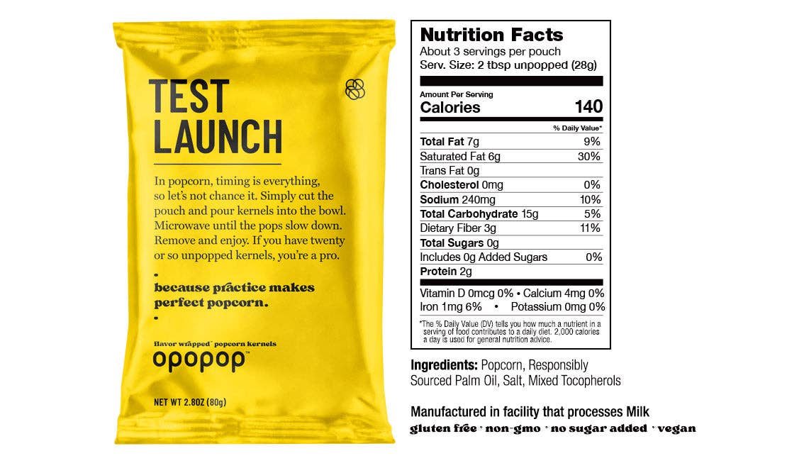Gourmet Microwave Popcorn Kit - DIGS
