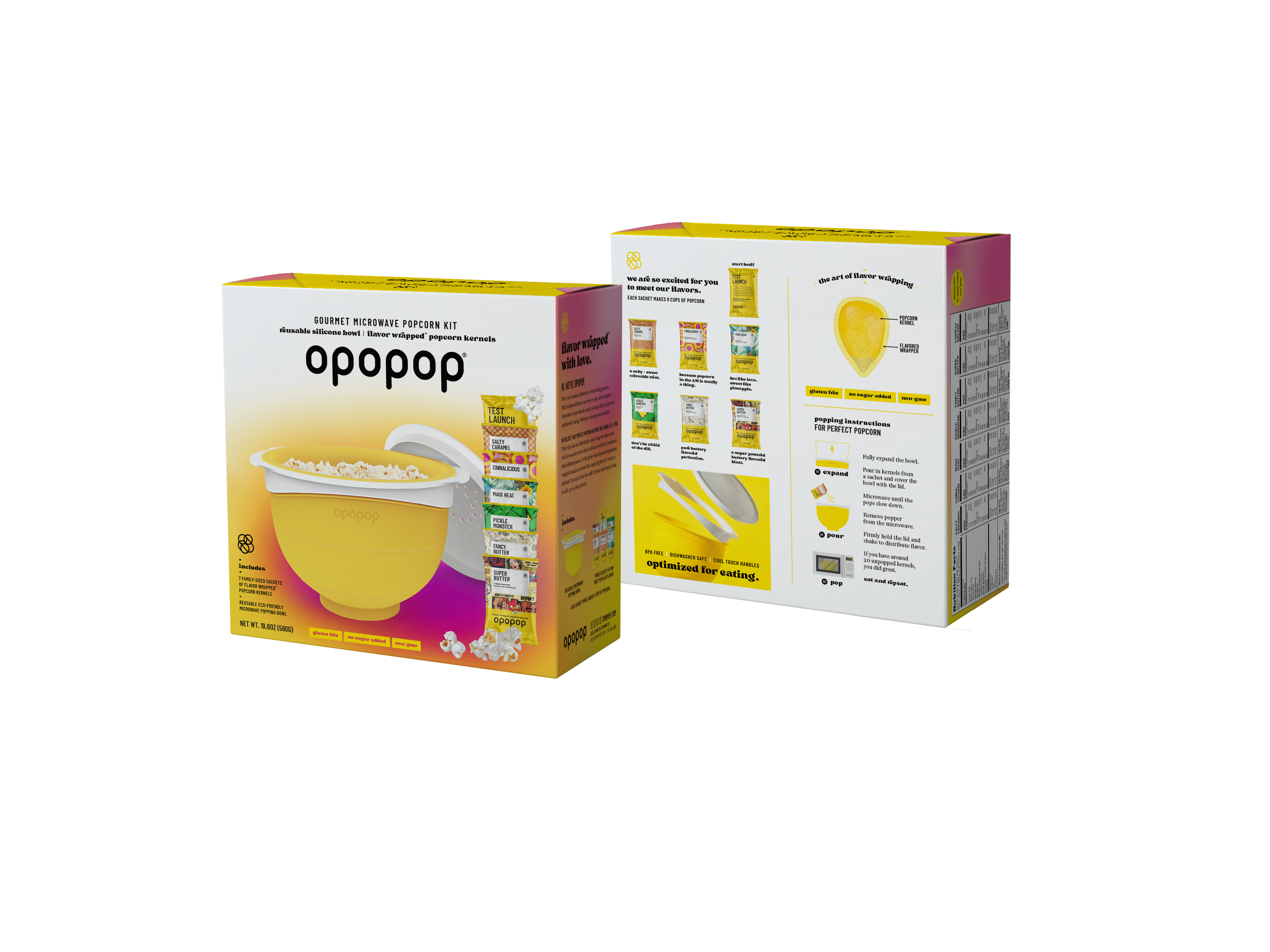 Gourmet Microwave Popcorn Kit - DIGS
