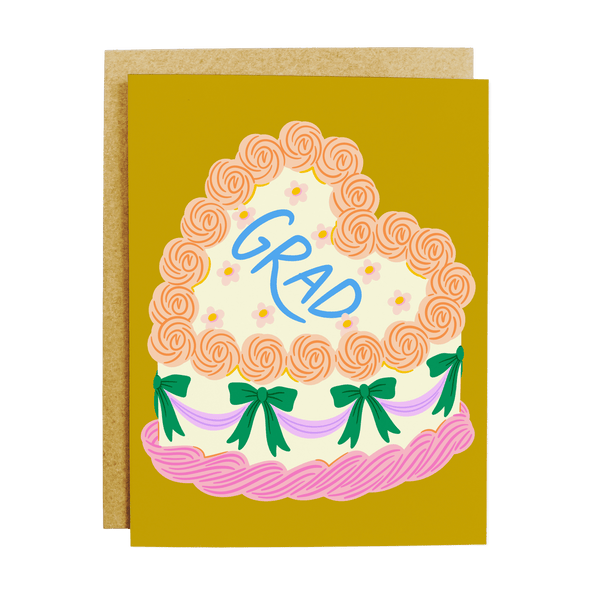 Grad Cake Greeting Card - DIGS