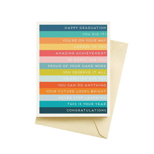 Grad Stripes Card - DIGS