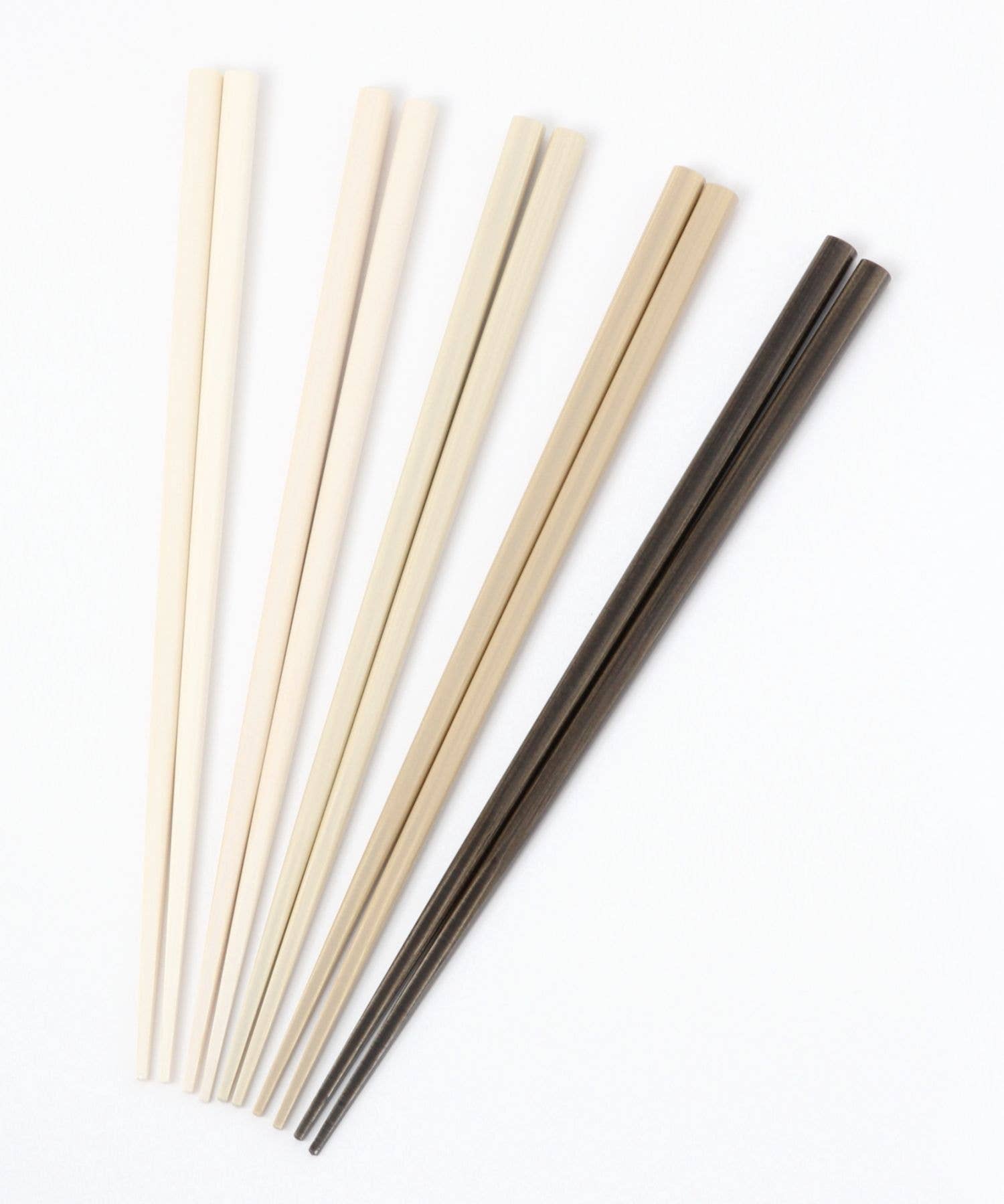 Gradated Bamboo Chopsticks, 5 Pairs - DIGS