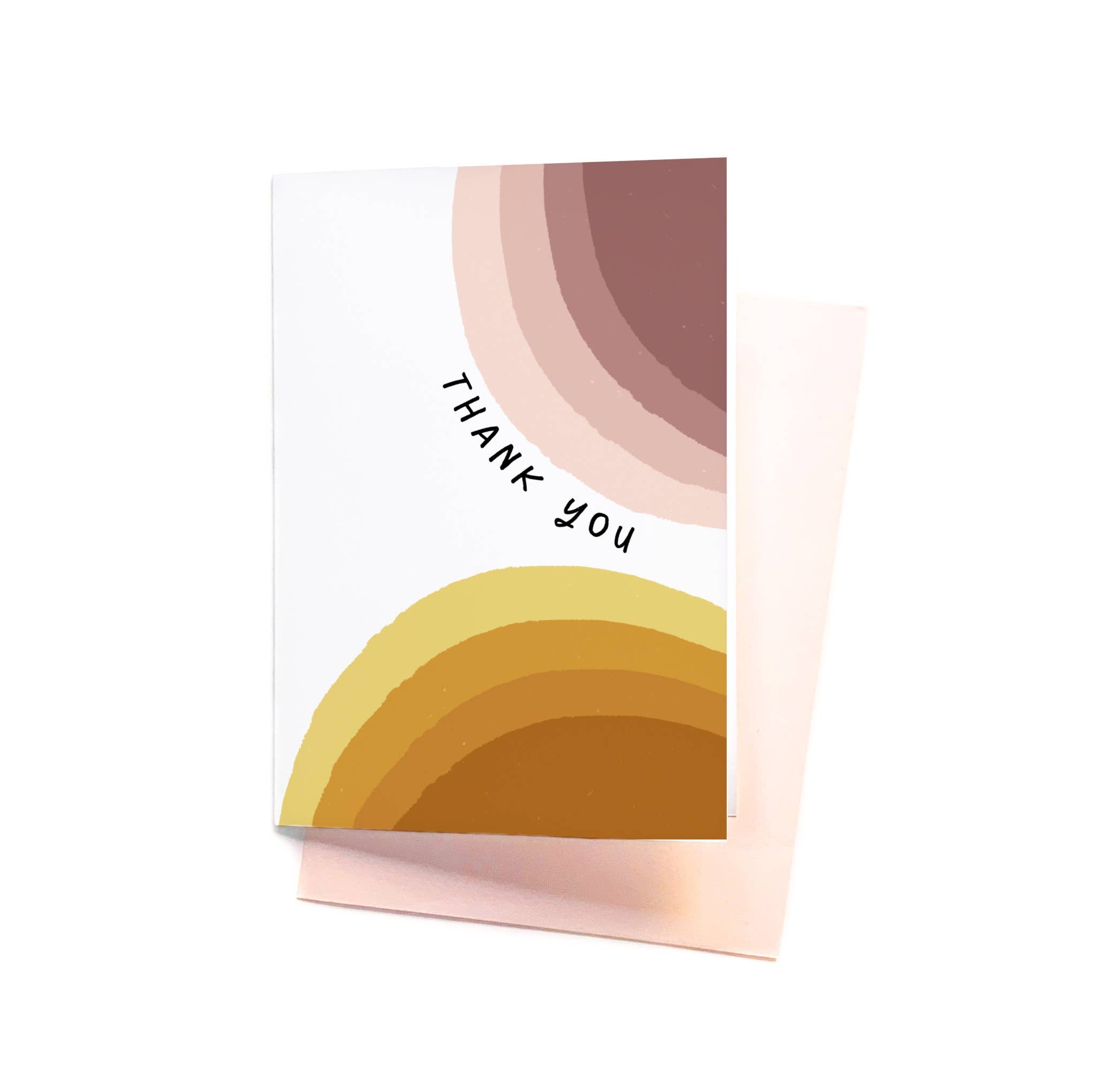 Gradient Circles Thank You Card - DIGS
