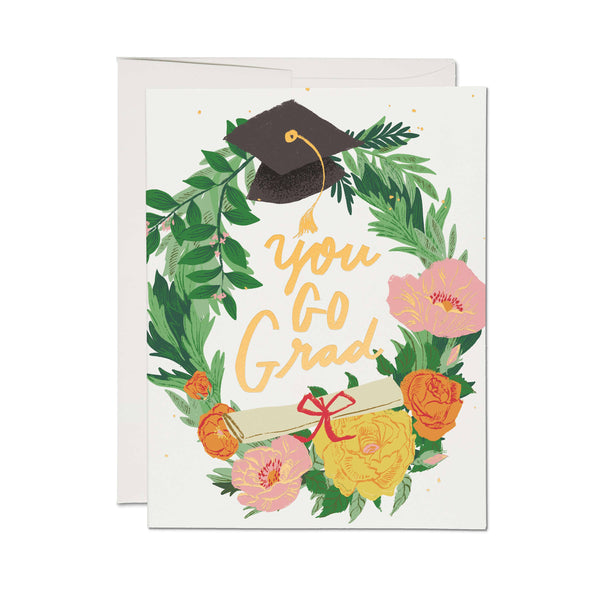 Graduation Wreath Card - DIGS
