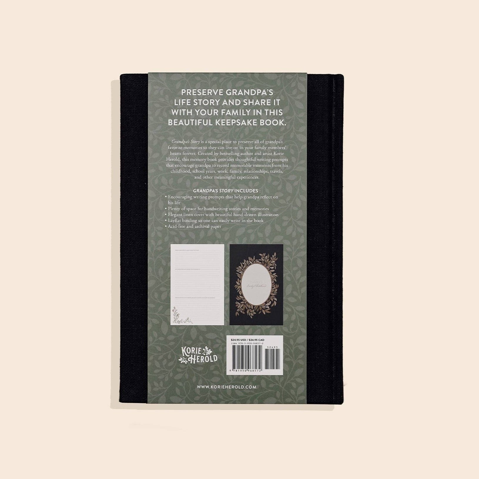 Grandpa's Story: A Memory and Keepsake Journal for My Family - DIGS