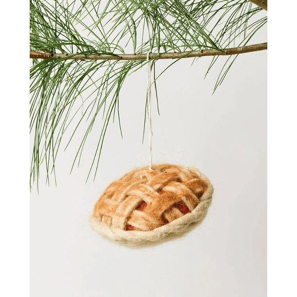 Granny's Apple Pie Felt Ornament - DIGS
